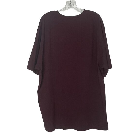 Carhartt Mens K87 Workwear Pocket T-Shirt Maroon Size XL - Picture 2 of 7